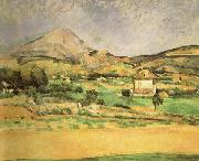 Paul Cezanne La Montagne Sainte-Victoire vue du chemin de Valcros Spain oil painting artist